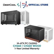 DEEPCOOL CH260 / CH260 WOOD M-ATX DESKTOP PC CASE / CASING - BLACK / WHITE