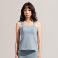 REBOOT動能-超細磨毛合身BRA TOP-堡壘藍