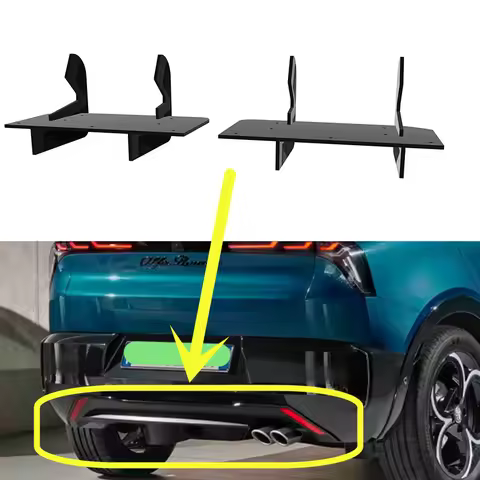 Fit Alfa Romeo Junior 2024 2025 Year Rear Diffuser Bumper Lips Spoiler Splitter Body Kit Accessories