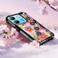 VRQR Cover for Infinix Smart 7 HD Tecno Spark Go 2023 Pop 7 Pro BF7n BF6 X6515 Coral Pink Tone Clear