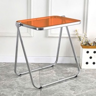 Bàn làm việc gấp gọn trong suốt 70x50cm bàn học gấp gọn hiện đại phong cách hàn quốc