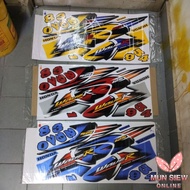 Stiker sticker body stripe cover set (1) wave125 wave125r wave 125 125r