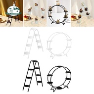 [Garende] 4 Tiers Cupcake Display Stand Iron Dessert Stand Tabletop Cupcake Display Rack Cupcake Sta
