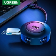 Ugreen USB HUB 4 Port USB  Splitter Switch with Micro USB Charging Port for iMac Computer Laptop Acc