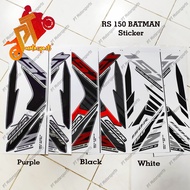 A Class Sticker 100% Quality Rs150 RS 150 V1 V2 V3 Batman Sticker Stripe Purba Merah Red Blue Hitam 