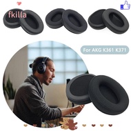 FKILLA 1Pair Ear Cushion Noise-Cancelling Foam Pad Soft Earbuds Cover for for AKG K361 K371