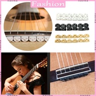 NAV 12Pcs Classical Guitar Rollers String Trees Guitar String Ties Bridge Beads for Acoustic Guitar 