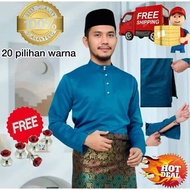 BAJU MELAYU PREMIUM QUALITY KAIN PERL SKIN READY STOCK FREE BUTANG 2026 Regular Fit Fast Delivery T