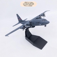 [Loviver] US Air Force 1:200 Scale C130 Transport Aircraft with Stand Airplane Model for