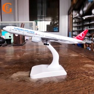 Turkish Airlines Boeing 777 Aircraft Model Metal Diecast B777 Plane Airplane Model 16CM/20CM