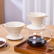 V60 Glass Coffee Filter Dripper Ceramic - Ceramic Coffee Maker 1-2 Cups or 1-4 Cups V60 Filter Paper
