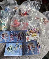 星矢 聖鬥士  扭蛋 公仔 5個 紫龍 鳳凰一輝 阿瞬 冰河 鑽石星塵拳 天馬流星拳  鐵甲萬能俠 愛美神 惡魔人 雙頭怪 鐮刀怪 北斗之拳 IQ博士 龍珠 V3