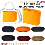 KUGIGI Insert Bag, Storage Bags Bucket Bag Liner Bag, Travel Felt Multi-Pocket Bag Organizer for Longchamp ROSEAU