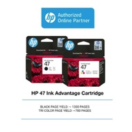 HP 47 Black/Color Original Ink Cartridge 6ZD21AA/6ZD61AA