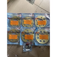 RK-M RXZ/LC135 GOLD 415H 33-39T REAR SPOCKET