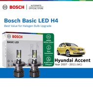 BOSCH BASIC LED H4 Halogen Headlight Retrofit Bulb for Hyundai Accent (MC) Year 2007 - 2011