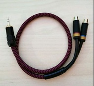 HiFi Grade 3.5mm to RCA Cable, 3.5mm male to RCA female, 3.5mm轉RCA