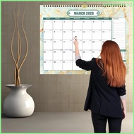 RAN 2026-2027 Wall Mounted Calendar Planner 18 Month runs from Jan 2026 to Jun 2027