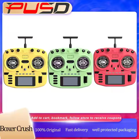 Original Radiomaster Boxer Crush 16ch 2.4G Radio Controller AG01 Hall Gimbals ELRS Transmitter For F
