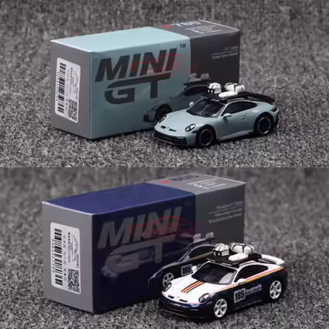 MINI GT 1:64 Scale 911 Dakar Alloy Simulation Car Model Classic Adult Collection Static Display