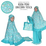 Mukena Anak Perempuan Karakter Unicorn 3 4 5 6 7 8 9 10 11 12 tahun