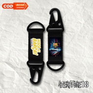 GANTUNGAN BARCELONA FC Motif Keychain - Cute and attractive motif - BARCELONA FC art Keychain | AS38