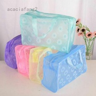 ❀⋮Transparent PVC Waterproof Makeup Toilet Wash Cosmetic Bag Pouch Best Design NUGA