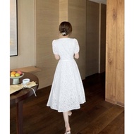 Dress Kantor Midi Putih Casual Fashion Korea Allsize T New Arriv