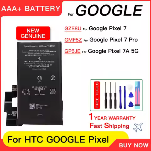 100% Genuine Replacement Battery GZE8U GMF5Z GP5JE For HTC Google Pixel 7 7 Pro 7A PRO Replace Batte