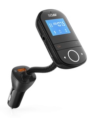 Anker Roav SmartCharge F3 Wireless Bluetooth 4.2 FM Transmitter for Car, Audio Adapter and Reciever 