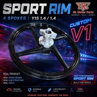 Enkei 4 Batang Custom Rim Y15zr, Y15, Y16zr Custom Hub