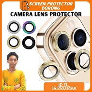 iP Camera Lens Protector Tempered Glass Titanium Lens Metal Ring Protector phone 14 Pro Max 13 12 11 Camera Protector