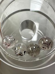 單珠/散珠/頂珠/串珠/水晶珠子 (黑雲母毒液彼岸花超七單珠) 10mm