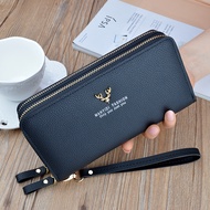 long wallet woman wallet woman Long Large Capacity Double Zipper Simple Wallet