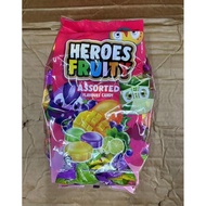 READY STOCK 270PCS LOT100 HEROES CANDY FRUIT ASST FLAVOURED MANGO LIME BLACKCURRANT GULA-GULA BERPER