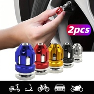 2pcs Car Motorcycle Tire Valve Cap Pito Cap Aluminum Alloy Motorcycle Tire Cap Car Tire Valve Cap Co