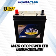 Otopower M42R EFb Battery (Bateri Kereta) Special for Toyota Rush 2018, Perodua Aruz, New Myvi Facel