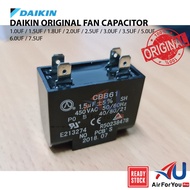 DAIKIN/ACSON Fan Capacitor 1.0UF, 1.5UF, 1.8UF, 2.0UF, 2.5UF, 3.0UF, 3.5UF, 5.0UF, 6.0UF, 7.5UF CBB6
