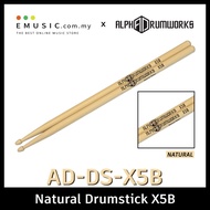 Alpha Drumworks X5B Natural Drumstick | Emusic