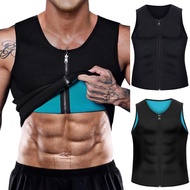 Flexible Men Vest Masculine Enhancement Vest Men's Sleeveless Zipper Fitness Vest for Muscle Definition and Safety Southeast Asian Buyers' Top Choice