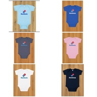 Haniekt baby onesie DOMINOS print