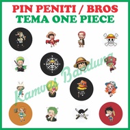One PIECE Theme Pin/brooch, Cute anime Aesthetic Mini Button can be a BROS unit