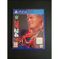 BD PS4 WWE 2K24 cassette ps 4 wwe2k24 ww2k24 w2k24 wwe 2k 24 ww 2k24 game games