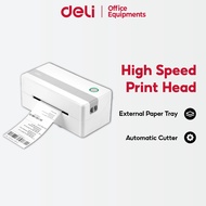 Deli Thermal Label Printer Waybill Printer AWB Shipping Label Barcode AWB 热敏打印机 108mm 203dpi USB