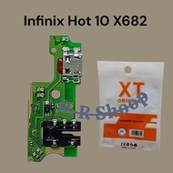 MIC Charging Board + Charger Connector Infinix Hot 10 X682 Flexible Case IC HF Hot 10