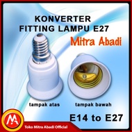 E14 Fitting Lamp Converter to E27 Fitting