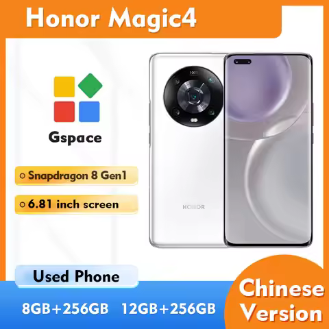 HONOR Magic 4 5G 6.81in 430ppi Android 12 Octa Core 4800mAh 66w（11V/6A）256GB ROM Used Phone
