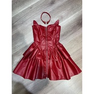 Devil Horn Faux Leather Set