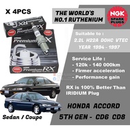 NGK Premium RX Spark Plug - Honda Accord 5th Gen CD6 CD8 2.2L H22A VTEC DOHC 16V ( Year 1994-1997 )