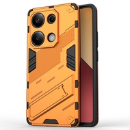 LENUO เคส เคสโทรศัพท์ Xiaomi Poco M6 Pro 4G Case Camera Protection Back Cover Bumper with Kickstand 